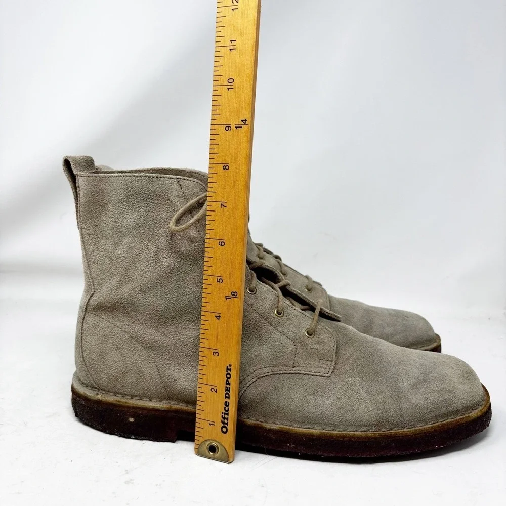 Clarks Originals Desert Mali Mens Size 13 Taupe Suede Chukka Boots Crepe Sole